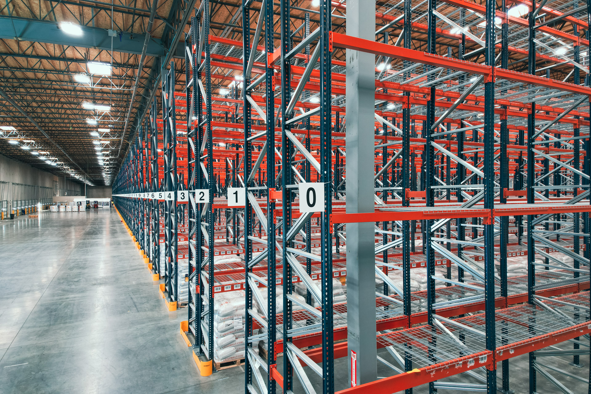Industrial pallet racking warehouse in North Las Vegas Nevada