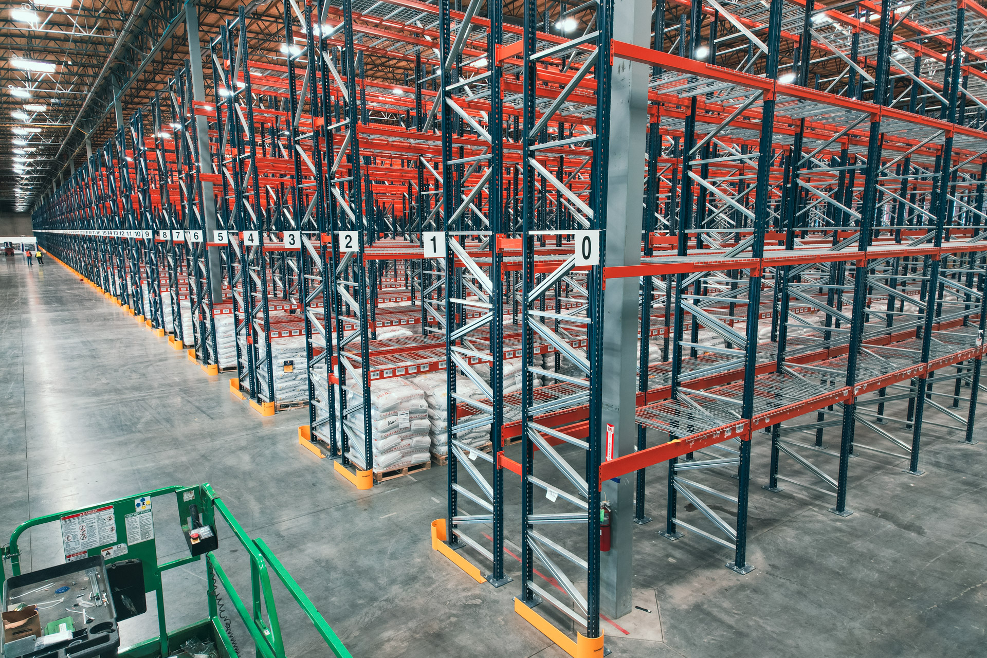 Warehouse pallet rack installation in Las Vegas Nevada
